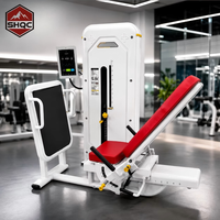 Máquina de prensa de piernas digital inteligente horizontal con resistencia motorizada y pantalla táctil para entrenamiento de piernas, equipo de gimnasio comercial al por mayor