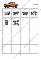Verre de rétroviseur chauffant pour FORD 2012 2013 2014 RANGER T6 Verre de rétroviseur chauffant