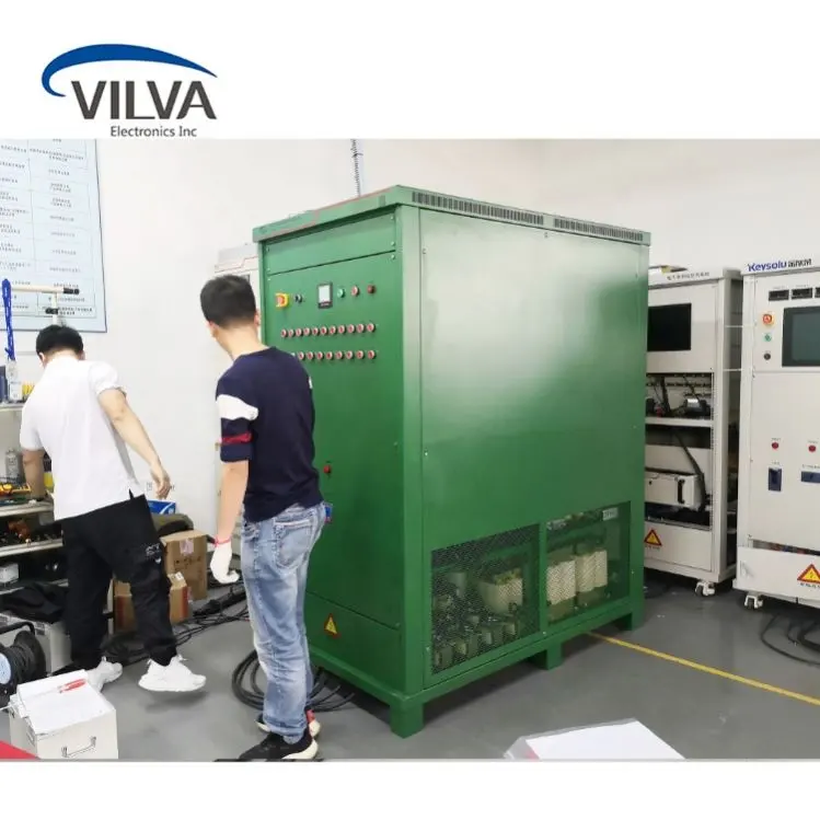 VILVA-Banco de carga inductivo resistente con factor de potencia ajustable, AC400V, 500KVA, pf0.8/1