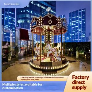 เครื่องเล่นสนามเด็กเล่นกลางแจ้งหรูหราขนาดใหญ่  ทำจากไฟเบอร์กลาสและเหล็ก  สำหรับสวนสาธารณะ ห้างสรรพสินค้า  ผลิตที่เหอหนาน - Product Image 4