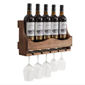 Simples Wine Rack Display parede vertical Wine rack cremalheiras do vinho mesa