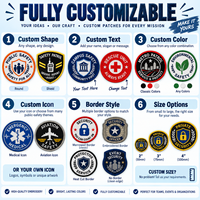 Écusson brodé personnalisé Bonhomme de neige, style chenille, pour les fêtes d'hiver, badge appliqué de forme personnalisée pour accessoires vestimentaires