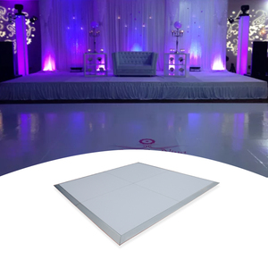 Palco Portatile Pieghevole Wireless con Pavimento da <span class=keywords><strong>Ballo</strong></span> LED per DJ, Matrimoni, con Alimentazione DMX Cablata (Controller Escluso) - Product Image 1