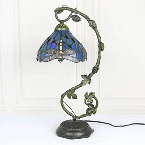 Lampe de table Tiffany LongHuiJing en verre teinté fait main pour la décoration d'hôtel - Vente en gros - Product Image 4