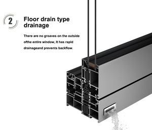 Deshang bên trong mở cửa sổ 90 loạt căn hộ dân cư tiêu chuẩn kính đôi vào trong cửa sổ phá vỡ nhiệt - Product Image 4