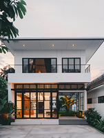 Maison préfabriquée de luxe, structure en acier léger, villa préfabriquée, maison en acier moderne, villa préfabriquée, maison conteneur préfabriquée