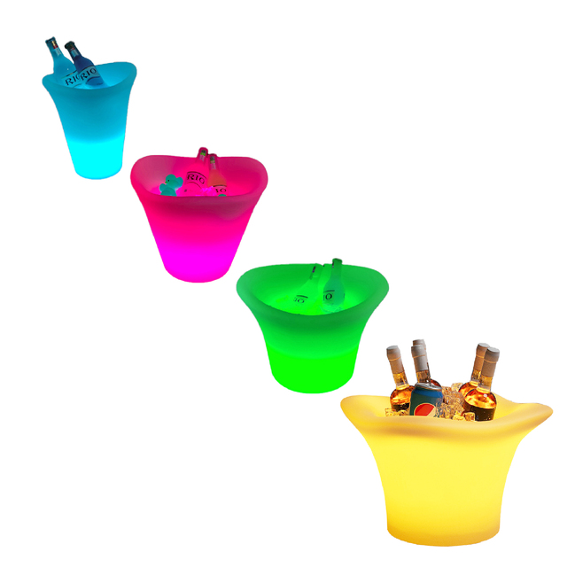 Custom LED Light up Ice Bucket for Parties and Events