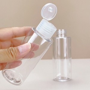 Nuevo Producto de Marca Privada, Botella de Plástico Transparente de 100ml, 120ml, 150ml, 200ml con Tapa Abatible para Tónico, Desmaquillante, Productos de Aceite - Product Image 1