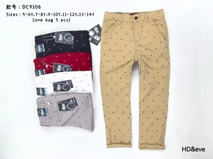 Pantalon <span class=keywords><strong>chino</strong></span> en coton pour garçons, style classique, haute qualité, coupe <span class=keywords><strong>slim</strong></span>, 5-14 ans - Product Image 2
