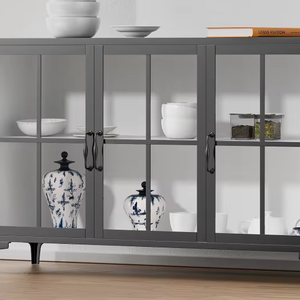 Armadio di stoccaggio di vetro moderno per soggiorno camera da letto o appartamento vetrina in metallo per giocattoli per alberghi - Product Image 3