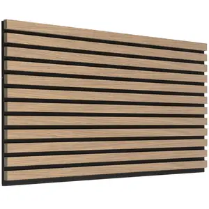 Golden Supplier 3d Polyester Fiber Pet Felt Sound Absorbing Soundproof Wall Panels Wooden Polyester Acoustic Panels