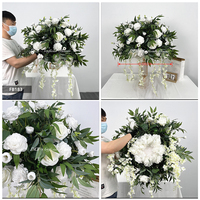 DKB Boule de fleurs faite à la main pour centre de table, décoration florale colorée pour fête d'anniversaire des 16 ans des filles, vente chaude