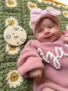 Boho 3D marguerite marqueurs en bois disques bébé <span class=keywords><strong>grossesse</strong></span> croissance Photo accessoire marguerite en bois fleur jalon <span class=keywords><strong>disque</strong></span> - Product Image 6