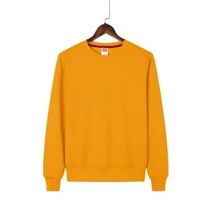 Autum/Winter cotton slim fit plain fleece lined sweatshirt with adjustment cuff and bottom