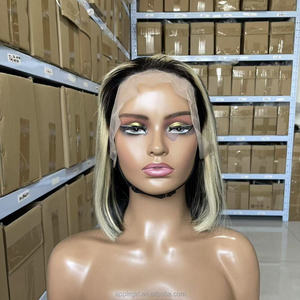 Perruque 13x4 en Cheveux Humains Brésiliens Grade 12A, Densité 150%, Lisse Soyeux, Pré-Pluckée, HD Transparente, Couleur <span class=keywords><strong>Piano</strong></span> 1B/613 - Product Image 4