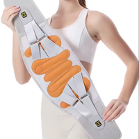 Ceinture de soutien lombaire de nouvelle conception, respirante et douce en polyester/spandex, pour les douleurs dorsales, la sciatique et les hernies discales