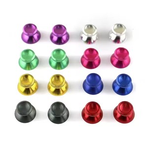 Empuñadura de palo analógica de Metal 3D para Xboxes One PS4 <span class=keywords><strong>Controller</strong></span> Thumbstick Cover Mushroom Grip Thumb <span class=keywords><strong>Stick</strong></span> Cap Hat - Product Image 2