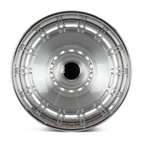 Jantes forgées 3 pièces pleines en argent poli style vintage pour Mercedes Classic Rolls-Royce de luxe