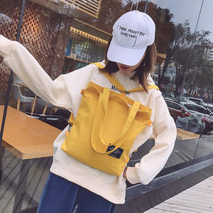 Bolsa <span class=keywords><strong>de</strong></span> lona personalizada <span class=keywords><strong>de</strong></span> alta calidad Bolsa <span class=keywords><strong>de</strong></span> compras <span class=keywords><strong>de</strong></span> lona con bolsillo y cremallera - Product Image 2