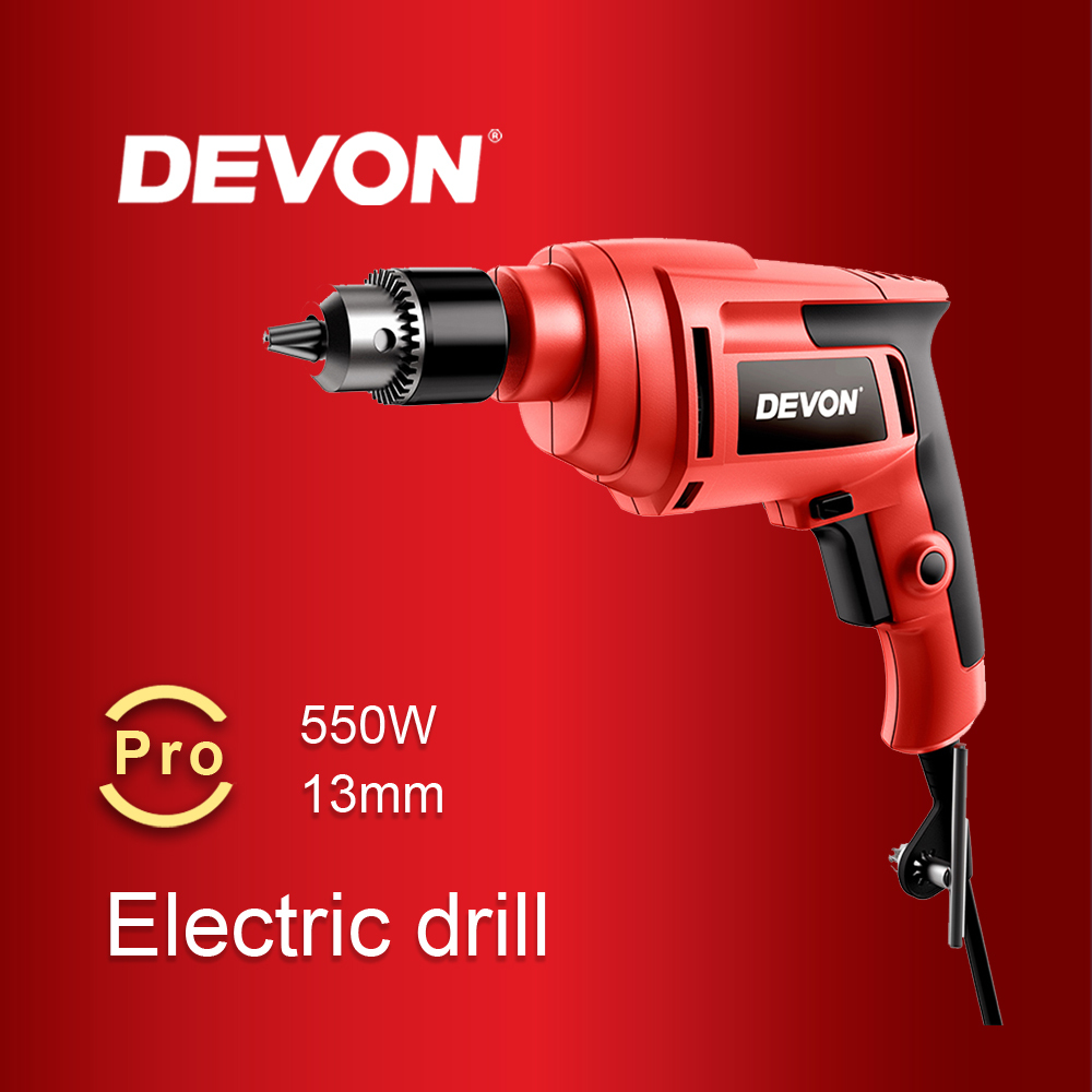 DEVON Speed Control 13mm Angle Drill Power Tool Dc Electric Drill for Household Use · image 2