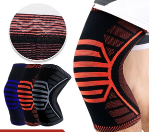 Rodilleras Deportivas de Nylon Antideslizantes Tejidas para Baloncesto y Correr, Protección de Articulaciones y Menisco, Mangas para Piernas - Product Image 1