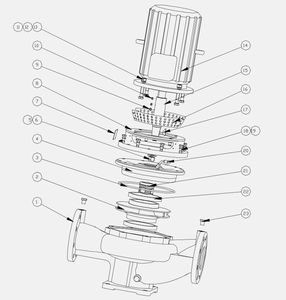 GLC è una <span class=keywords><strong>pompa</strong></span> di conduttura facile da mantenere per acqua calda, <span class=keywords><strong>pompa</strong></span> verticale monostadio per <span class=keywords><strong>pompa</strong></span> dell'acqua <span class=keywords><strong>Lowara</strong></span> - Product Image 6