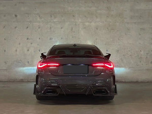 ชุดแต่ง BMW ซีรีส์ 4 G22 สภาพใหม่ พร้อมลิ้นหน้าคาร์บอนไฟเบอร์ทรง RA สเกิร์ตข้าง ดิฟฟิวเซอร์ สปอยเลอร์-อัพเกรดกันชน - Product Image 5