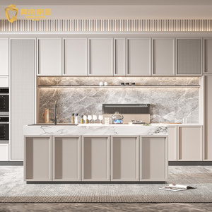 Armoire de <span class=keywords><strong>cuisine</strong></span> au design moderne personnalisé avec finition laquée <span class=keywords><strong>noire</strong></span>, style classique, structure en contreplaqué pour la décoration de la maison QD-KC-0002 - Product Image 5