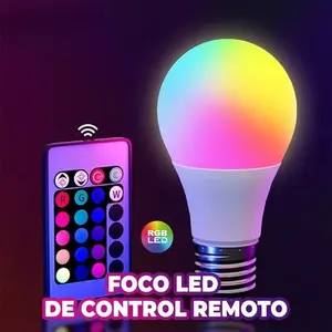 Ampoule LED RGB 5W E27 Multimode Télécommande 16 Couleurs Dimmable A19 Lampe en Plastique avec Garantie de 2 Ans et Durée de Vie de 25000 Heures - Product Image 5