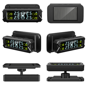 Système de surveillance de la pression et de la température des pneus de voiture, 4 capteurs <span class=keywords><strong>TPMS</strong></span>, 116 PSI, 8 bars, solaire, USB, sans fil, <span class=keywords><strong>TPMS</strong></span> interne pour voiture - Product Image 2