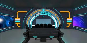 Technologie à l'œil nu, <span class=keywords><strong>cinéma</strong></span> 5D avec piste volante, système de <span class=keywords><strong>cinéma</strong></span> 3D, rail de siège personnalisé, <span class=keywords><strong>cinéma</strong></span> 9D en intérieur, <span class=keywords><strong>Jurassic</strong></span> World, aéroport, métal - Product Image 6