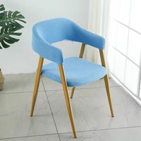 Ensemble de chaises de restaurant modernes pour salon de thé, café, bar, sièges commerciaux avec dossier rembourré