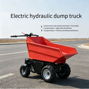 Mini-benne électrique écologique, compacte 300 °   Chariot à benne basculante flexible pour chantier - Product Image 5