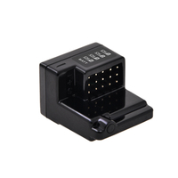 Récepteur de voiture RC sans fil 2,4G compatible Sanwa FHSS à 4 canaux ARX-482R approuvé CE avec étui de protection