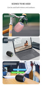 Haut-parleur elliptique LED sans fil Lumières éblouissantes <span class=keywords><strong>Audiophile</strong></span> pour ordinateur Personnalisation auxiliaire Haut volume Qualité sonore Subwoofer - Product Image 6