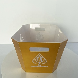 Pin Sạc Vuông Không Thấm Nước Acrylic Led Light Wine Bia Ice Bucket - Product Image 4