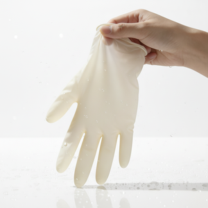 Gants en latex jetables de qualité professionnelle - Antistatiques et imperméables 24CM Durables <span class=keywords><strong>pour</strong></span> les professionnels de haut niveau - Product Image 1