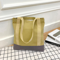 Mini sac fourre-tout personnalisé pour femmes Nouveau design Sac à provisions en toile et coton avec logo