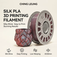 Filament PLA Soie Bicolore en Gros 1.75mm 1kg, Imprimante 3D Deux Tons, Lisse Brillant Sans Filamentisation, Haute Précision Personnalisée
