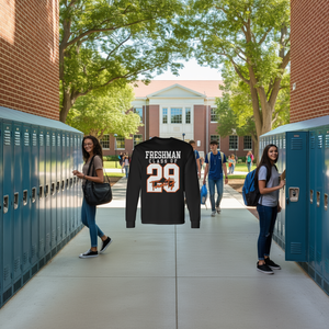 Camiseta de manga larga para estudiantes de primer año de la clase de 2029, regreso a la escuela, estudiantes de primer año de secundaria - Product Image 3