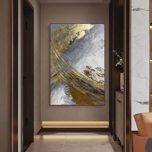 Odern Picture, RT bstray, ainting On anvas lack and hhite ackground - Product Image 3