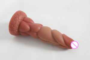 挿入された7インチ液体シリコンサクションカップエイリアンディルド動物馬ディルドリアルな巨大なアナルプラグ女性男性オナニー - Product Image 5