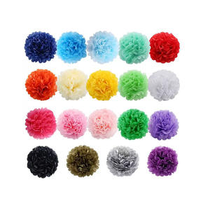 कागज पोम के रंग ऊतक फूल जन्मदिन समारोह शादी पार्टी हेलोलीन क्रिसमस आउटडोर फांसी की सजावट - Product Image 4