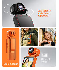 Cámara de Acción HD Portátil DV09, Pantalla de 1.54 Pulgadas, 1000mAH, Grabación de Audio y Video 1080P, Cancelación de Ruido, 270° °   Cámara Deportiva con Rotación de Lente - Product Image 4