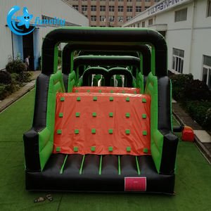 Carrera de desafío interactivo <span class=keywords><strong>para</strong></span> exteriores, casa de rebote <span class=keywords><strong>para</strong></span> adultos, campo de obstáculos inflable crazy run, gran oferta - Product Image 3