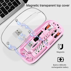 dual mode transparent wireless <b>mouse</b> oem logo type-c charging wireless dual-mode <b>mouse</b> china wireless <b>mouse</b> suppliers - Product Image 3
