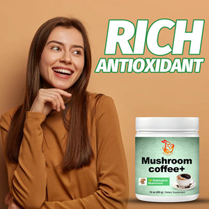 Poudre de café aux champignons Marque Blanche : Favorise la récupération et est riche en antioxydants avec supplément de santé Crinière de lion - Product Image 4