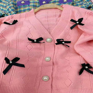Pull-over tricoté décontracté à manches longues pour <span class=keywords><strong>femme</strong></span>, modèle FYK193, en gros, avec plusieurs couleurs, idéal pour Noël - Product Image 6