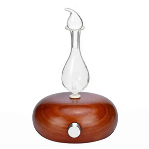 Làm bằng tay Kính khuếch tán với gỗ tự nhiên USB powered hương liệu Máy phun sương không dùng nước cho nhà Spa Tabletop cài đặt - Product Image 1