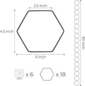 Treillis à chaîne hexagonale en acier au carbone pour <span class=keywords><strong>plantes</strong></span> d'intérieur, <span class=keywords><strong>grille</strong></span> de support pour <span class=keywords><strong>plantes</strong></span> <span class=keywords><strong>grimpantes</strong></span> - Product Image 3